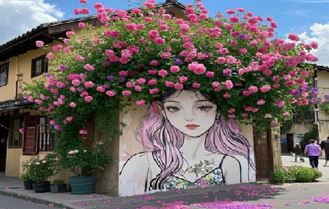 新宁怎么设计网红打卡墙绘