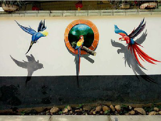 新宁视觉错位-3D墙绘设计