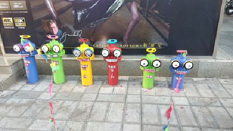 新宁商业区彩绘