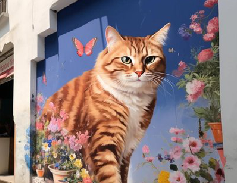 新宁自己绘制有个性的手绘墙