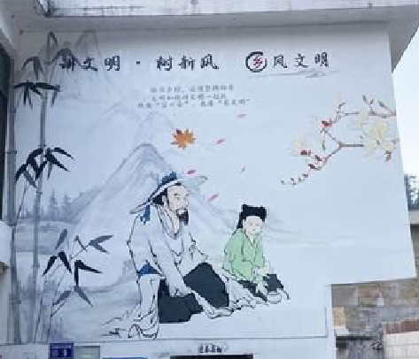 新宁分享几个墙绘保养知识。