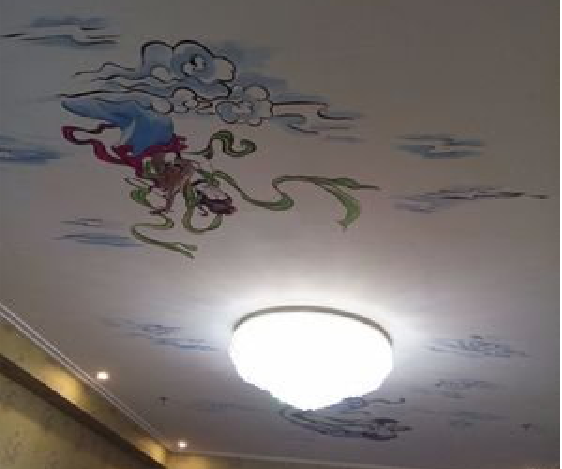 新宁如何快速绘制天花板上的手绘墙？